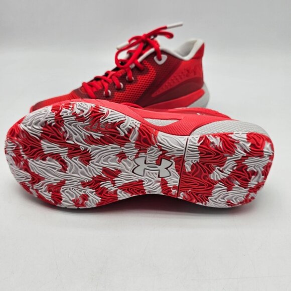 Under Armour HOVR Breakthru Versa Red Womens Basketball Shoes Size 6.5 - Picture 4 of 6